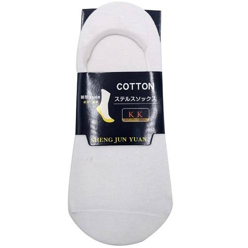 جورب نسائي كعب ابيض 3حبة