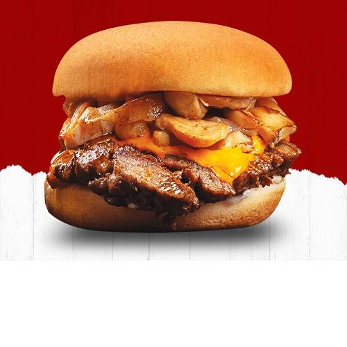 ساندويتش ستيك لحم