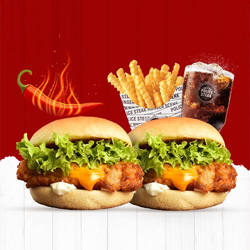 وجبة تشيكن فيليه سبايسى