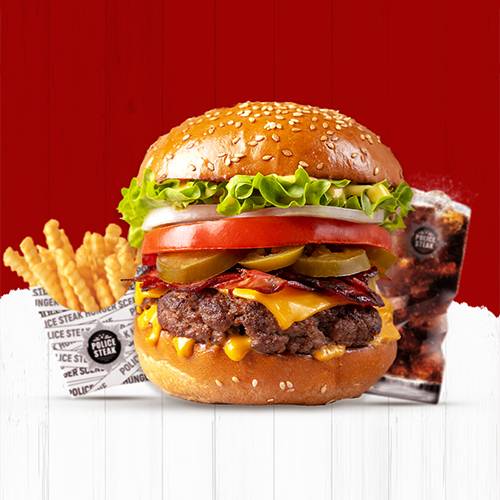 وجبة بوليس بيكون برجر