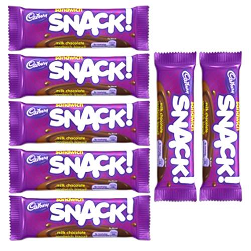 كادبوري سناك شوكولاتة بالحليب 22جم 7حبة