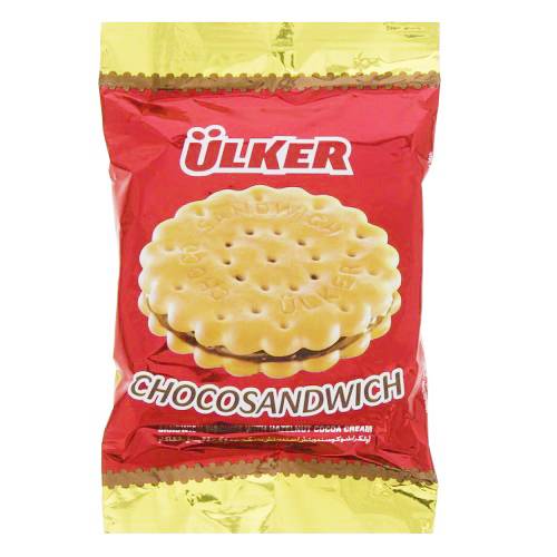 اولكر ساندويتش بسكويت مع كريمة البندق بالكاكاو 30جم