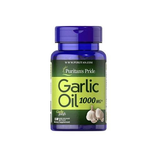 بيوريتان برايد زيت الثوم 1000مجم مكمل غذائي 100كبسولة سريعة الاطلاق 