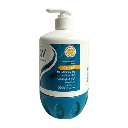 ايجو كيوفي انتينسيف كريم مرطب للبشرة الحساسة وشديدة الجفاف 500جم
