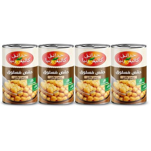 حدائق كاليفورنيا حمص مسلوق 400جم 4حبة