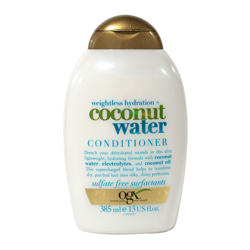 او جي اكس ترطيب خفيف+ بماء جوز الهند بلسم للشعر خالي من الكبريتات 385مل