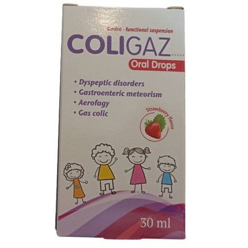 كوليجاز نقط بالفم لعلاج اضطرابات الجهاز الهضمي للرضع بنكهة الفراولة 30مل