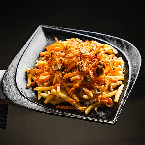 بطاطس بافلو المقلية