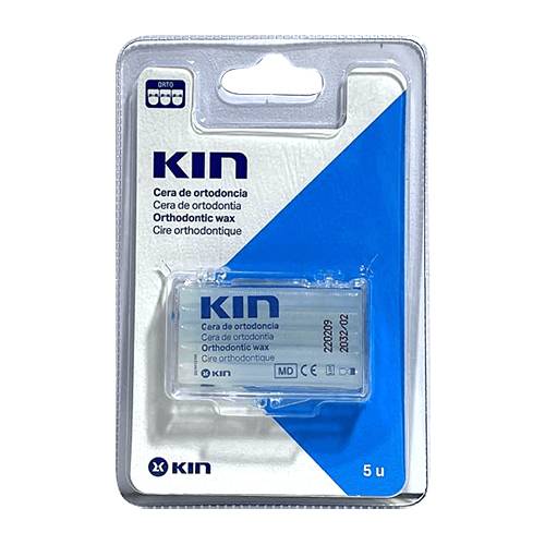 كين شمع تقويم الاسنان للوقاية من احتكاك جهاز التقويم بالفم واللثة والشفتين 5قطع