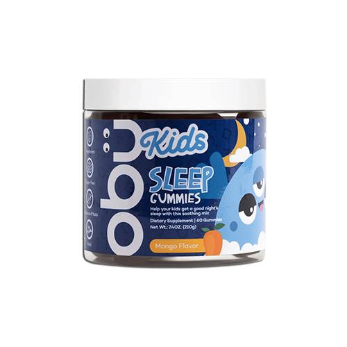 اوبو حلوى للنوم للاطفال بنكهة المانجو يعزز انماط النوم الصحي 60حلاو 210جم