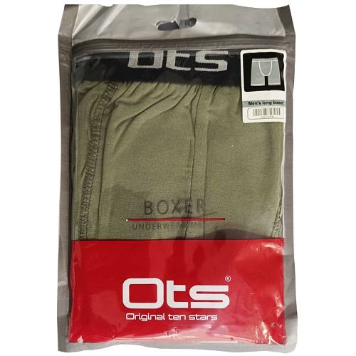 اوتس بوكسر طويل زيتي