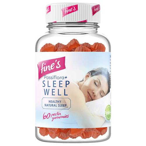 فاينز باسيفلورا+ النوم جيدا للحصول على نوم صحي وطبيعي للبالغين 60حلاو