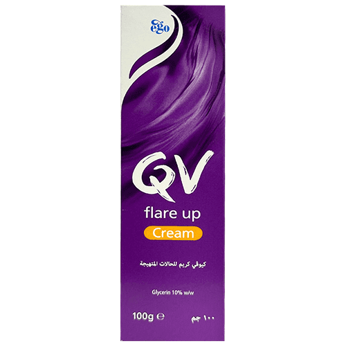 ايجو كيوفي كريم للحالات المتهيجة مرطب للاكزيما والتهاب الجلد جليسرين 10% و/و 100جم