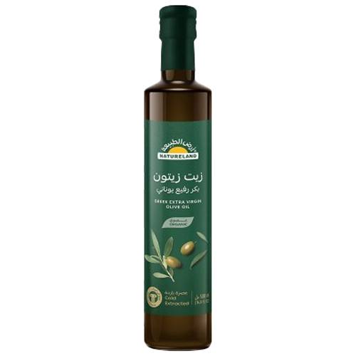 ارض الطبيعة زيت زيتون يوناني عضوي بكر رفيع 500مل