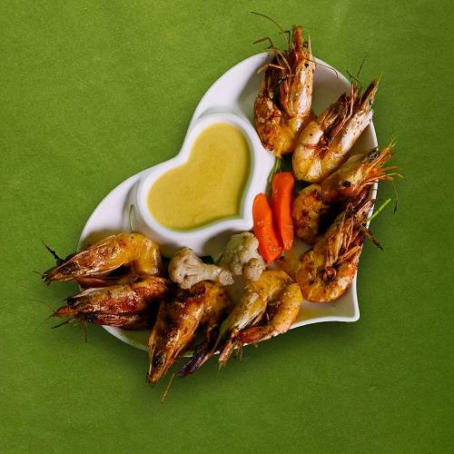 روبيان مشوي 8قطع