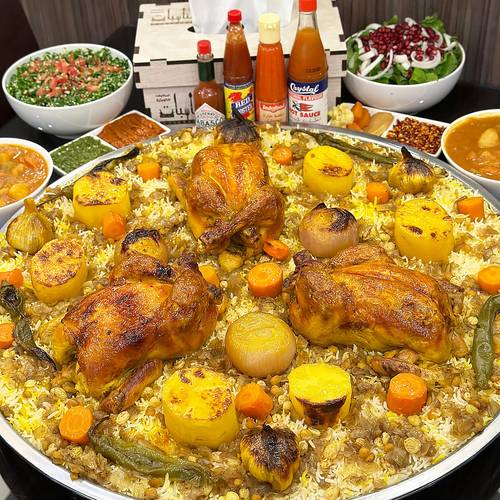 صينية دجاج محشي