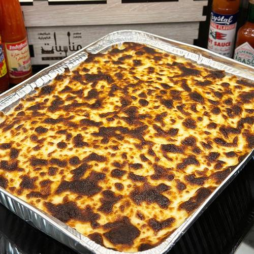 معكرونه بشاميل تكفي 6اشخاص