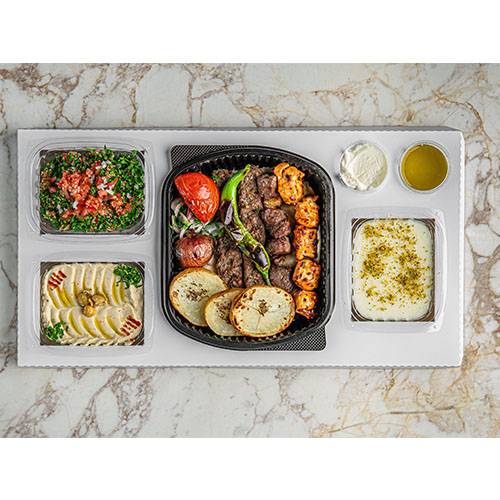 كومبو نص دجاجة مشوية تكفي شخص واحد