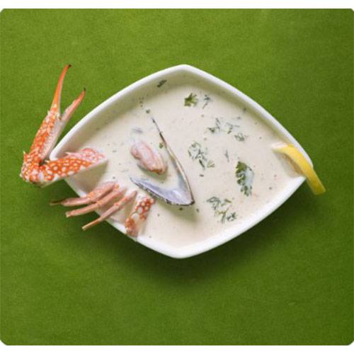 شوربة سي فود بالكريمة