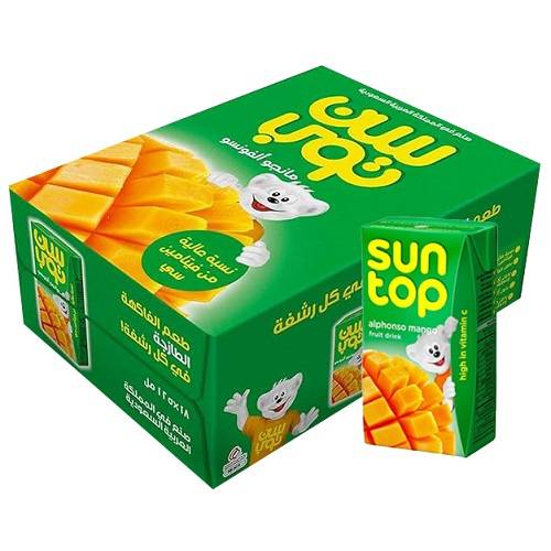 سن توب عصير مانجو الفونسو 125مل 18حبة