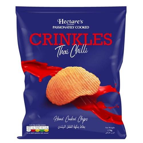 هيكترز كرينكلز رقائق شيبس بالفلفل التايلندي 70جم