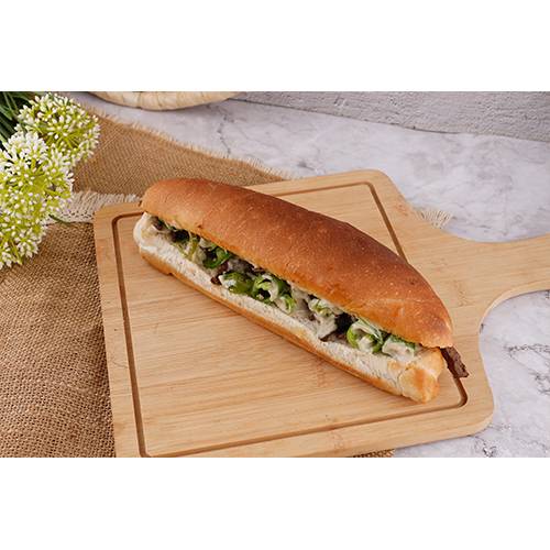 ساندويتش كبده اسكندراني خبز فرنسي