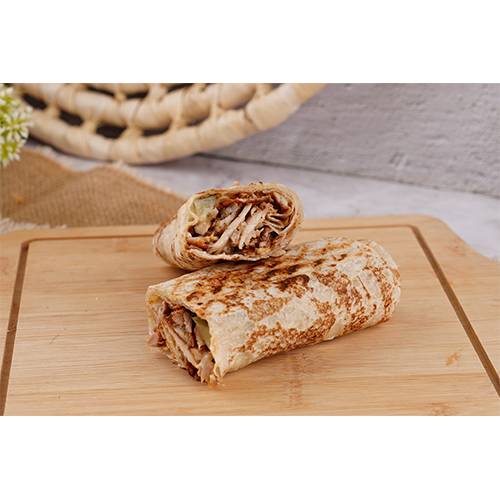 ساندويتش شاورما دجاج خبز صاج