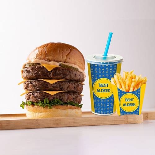 تربل سماش برجر عادي