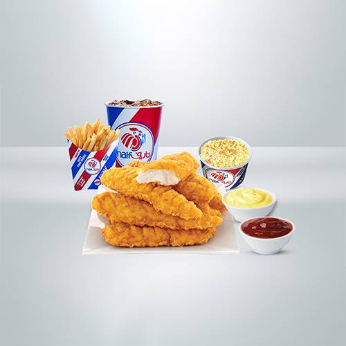 وجبة تشيكن ستريبس 5قطعة