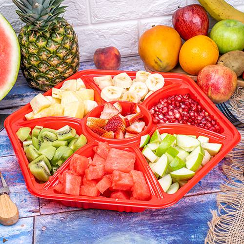 طبق فواكة عائلي