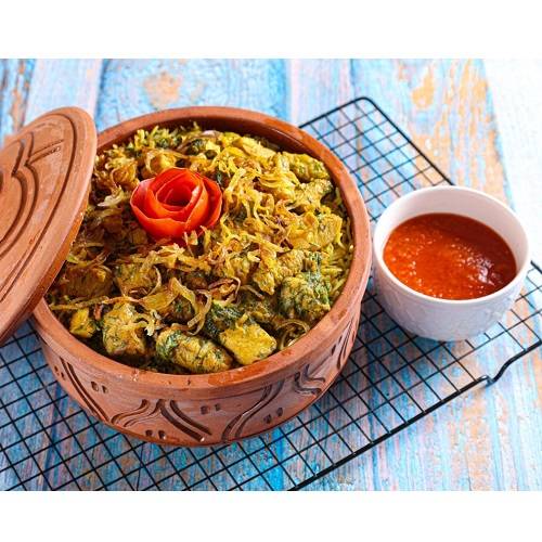 عيش شبنت مع دجاج بالكريمة