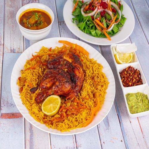 نصف دجاج شواية
