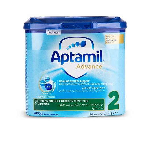 ابتاميل ادفانس 2 حليب لمتابعة الرضاعة من6الي12شهر 400جم