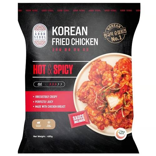 جود سيول دجاج مقلي كوري حار جدا 450جم