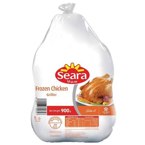 سيارا دجاج مجمد بدون احشاء 900جم