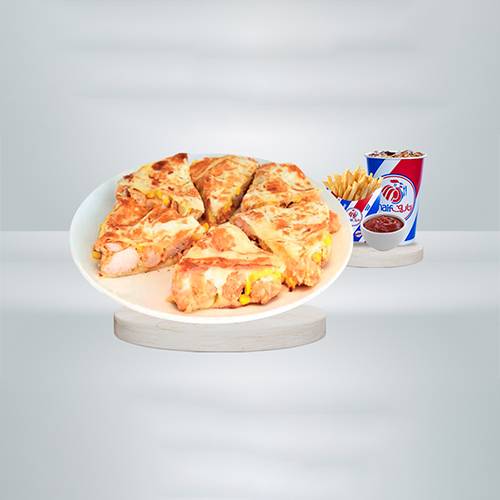 وجبة كاساديا دجاج مقلي