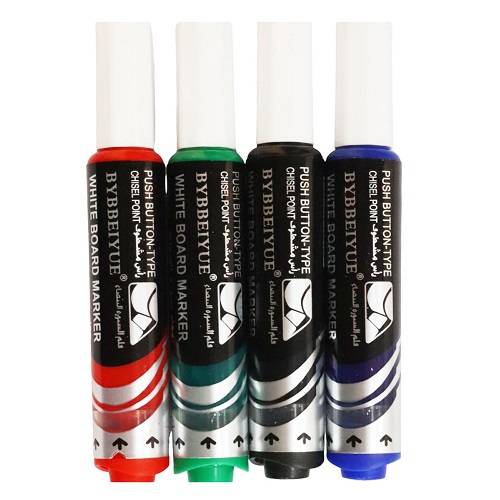 قلم سبورة بيضاء الوان مختلفة 4حبة رقم.MWL2-BB