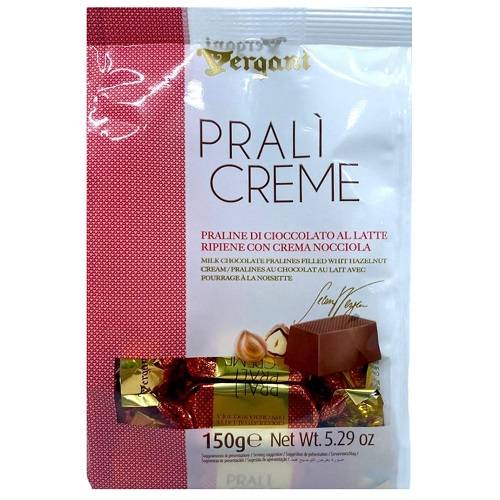 فيرجاني بارلي شوكولاتة بالحليب محشوة بكريمة البندق 150جم