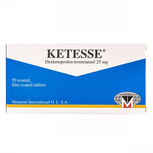 كيتس 25مجم مضاد الالتهاب وعلاج الم العضلات والعظام 20قرص مغلف