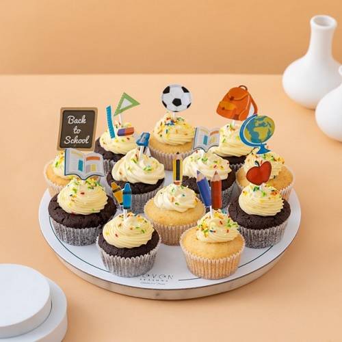 كب كيك العودة الى المدارس