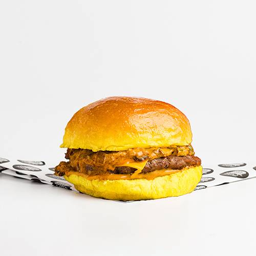 ساندويتش مشروم برجر لحم