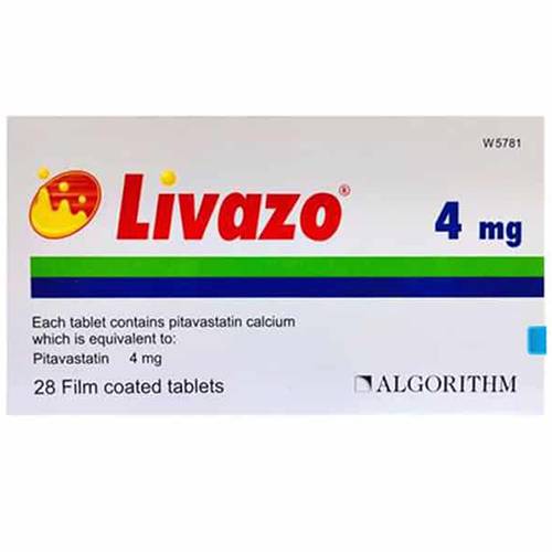 ليفازو 4مجم لخفض مستوى الكوليسترول في الدم 28قرص مغلف