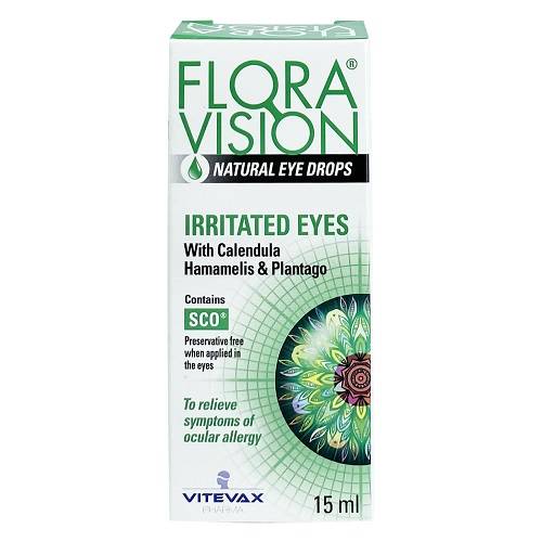 فلورا فيجين قطرات للعيون الملتهبة 15مل