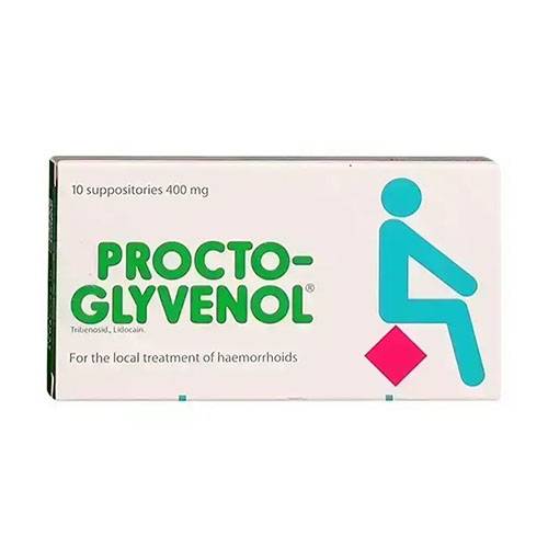 بروكتو جليفنول تحاميل لعلاج البواسير الداخلية والخارجية 10تحاميل