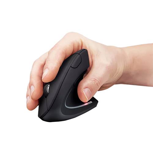 اكس باور ماوس عمودي لاسلكي اسود موديل رقم.XP-WM4-BK