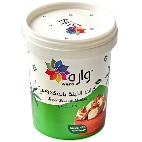 واره كرات اللبنة بالمكدوس 500جم