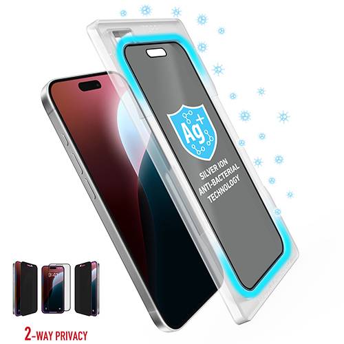 توري واقي شاشة زجاج لايفون 16برو ماكس بخصوصية موديل رقم.IP2469P-BDG-AB03