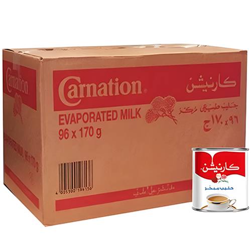 كارنيشن حليب مبخر 170جم 96حبة