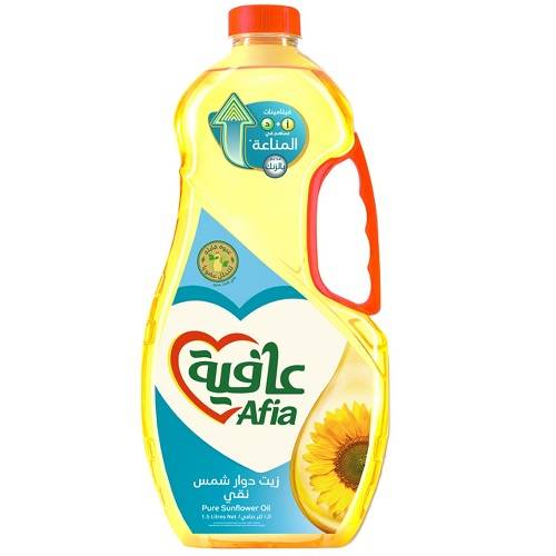 عافية زيت دوار الشمس صافي 1.5لتر