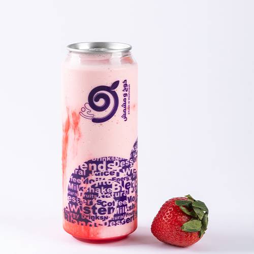 ميلك شيك فراولة